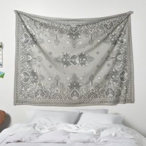 Grey bandana Tapestry and throw